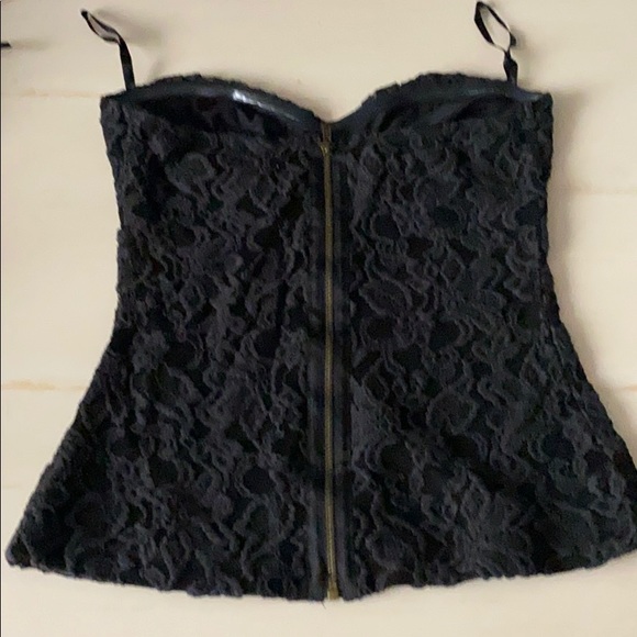 Pins & Needles Black Lace Top Size Small - Picture 5 of 6